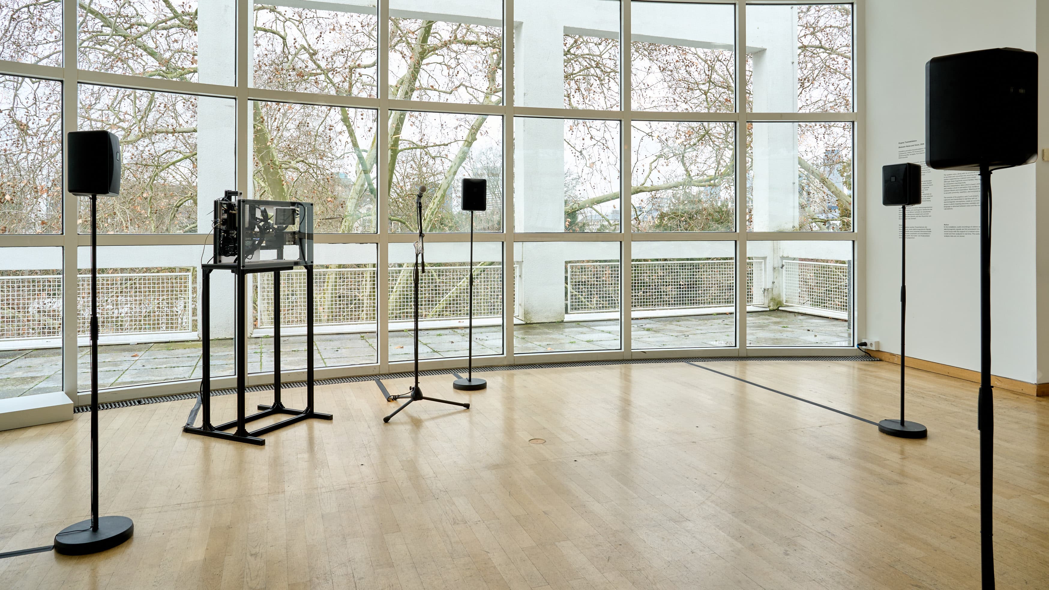 Between Noise and Voice installation overview