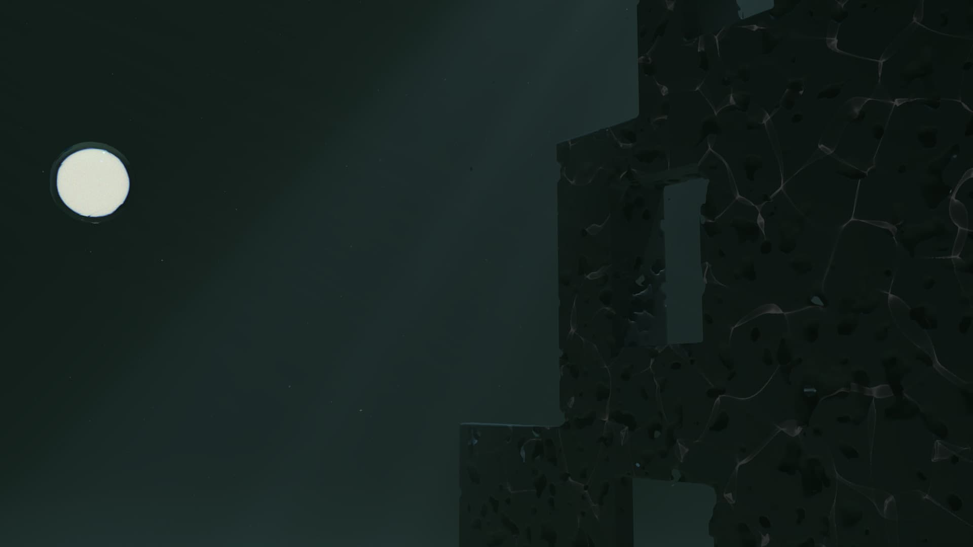 Water Gate dark architectural scene